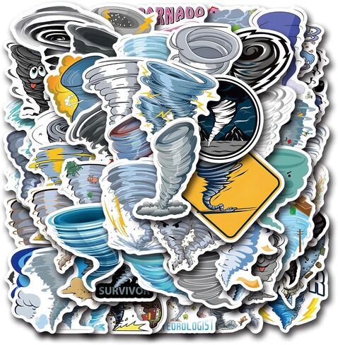 55 Pcs Tornado Stickers for Kids in Saudi Arabia