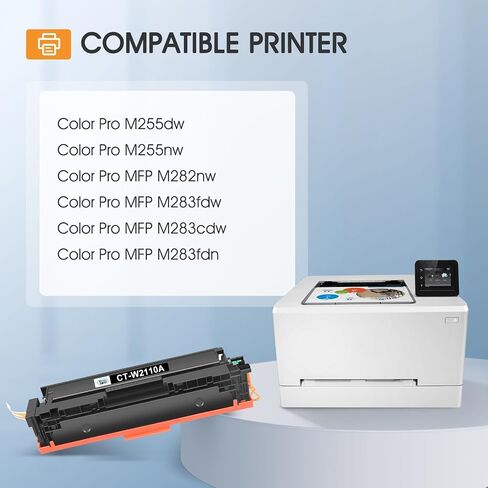 206A M283fdw Toner Cartridges 4 Pack Compatible for HP MFP M283cdw 206X 206 in Kuwait