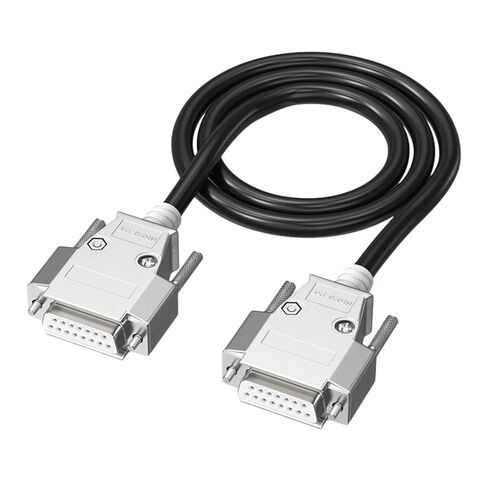 DB15 Data Cable 15Pin Male/Female Connectors Converter Cord Extension Wire Line Secure Connection 1.5m-30m Length Male to Female in Kuwait