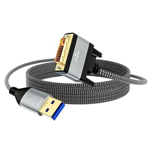 Universals Usb3.0 Dvis Public Video Cable Auto Recognition Not Driver Required PVC Construction Dvis Male to Male Adapter Cable in Kuwait