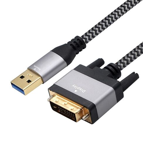 Universals Usb3.0 Dvis Public Video Cable Auto Recognition Not Driver Required PVC Construction Dvis Male to Male Adapter Cable in Kuwait