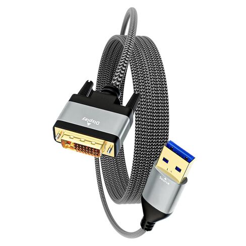 Universals Usb3.0 Dvis Public Video Cable Auto Recognition Not Driver Required PVC Construction Dvis Male to Male Adapter Cable in Kuwait