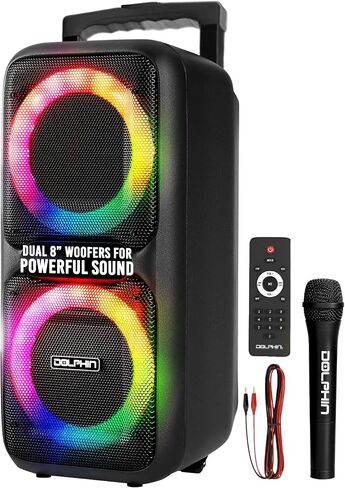 Dolphin Large Bluetooth, Dual 10" Woofers in Kuwait