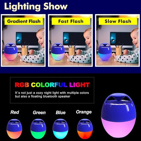 KingSom Portable Bluetooth Pool Speakers with Colorful Lights in Kuwait