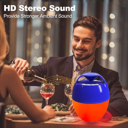 KingSom Portable Bluetooth Pool Speakers with Colorful Lights in Kuwait