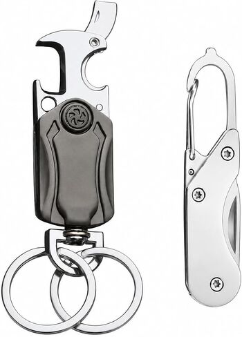 Multitool Keychain with Mini Folding Knife Set, Car Keychain for Men Women in Kuwait