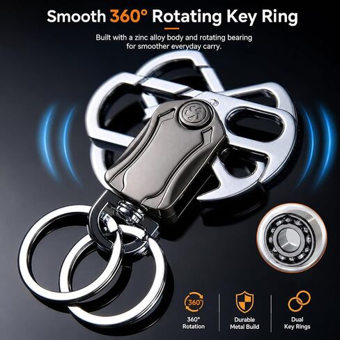 Multitool Keychain with Mini Folding Knife Set, Car Keychain for Men Women in Kuwait