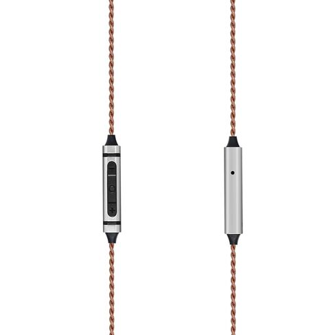 IEM Upgrade Cable, 4N Silver Plated Earphone Upgraded Cords, MMCX Connector 1.3m in Ear Monitor Cable for Shure SE846 SE535 SE315 SE425 UE900s(3.5mm w/mic 4.2ft) in Kuwait