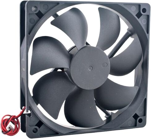 120mm Axial Flow Cooling Fan DC5V/12V/24V 2Pin 120x120x25mm for Chassis Power Frequency Converter ACP12025 in Kuwait