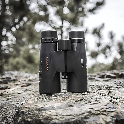 Tasco ES10X42 Essentials Binoculars, 10x42mm, Roof Prism Mc, Black in Kuwait