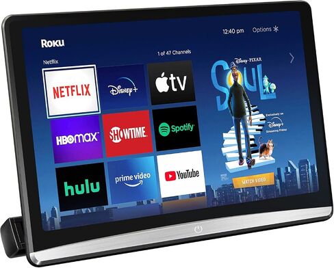 12.4"Android 13 Car TV Headrest Monitor(Pair),Car Rear Entertainment System in Kuwait