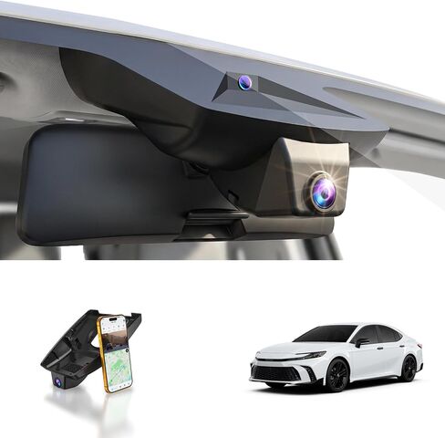 OEM-Fit Dash Cam Suitable for Toyota Camry 2025-2026 (Model C) LE in Kuwait