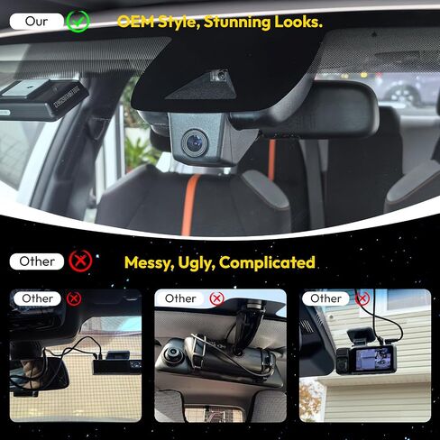 OEM-Fit Dash Cam Suitable for Toyota Camry 2025-2026 (Model C) LE in Kuwait