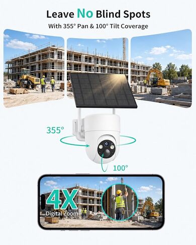 LIWAN Cellular Security Cameras Wireless Outdoor, No WiFi Needed, Off-Grid in Kuwait