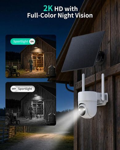 LIWAN Cellular Security Cameras Wireless Outdoor, No WiFi Needed, Off-Grid in Kuwait
