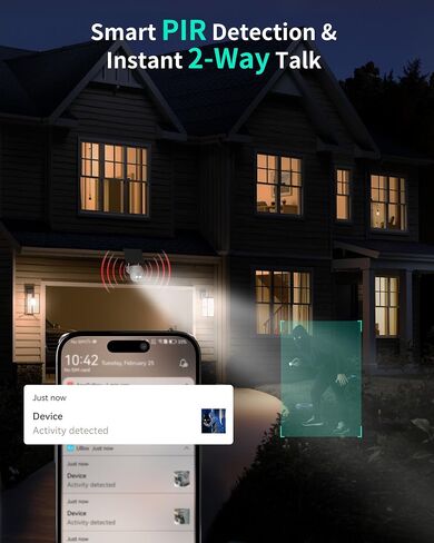 LIWAN Cellular Security Cameras Wireless Outdoor, No WiFi Needed, Off-Grid in Kuwait