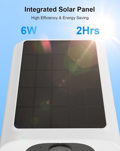 ANRAN 5MP Solar Security Cameras Wireless Outdoor, Solar & Battery Powered in Kuwait