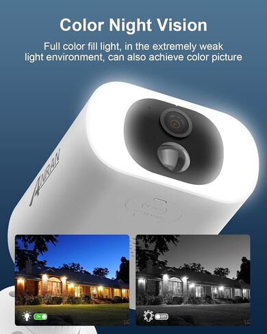 ANRAN 5MP Solar Security Cameras Wireless Outdoor, Solar & Battery Powered in Kuwait