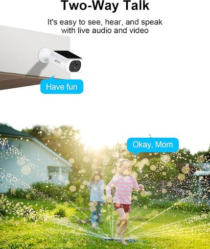 ANRAN 5MP Solar Security Cameras Wireless Outdoor, Solar & Battery Powered in Kuwait