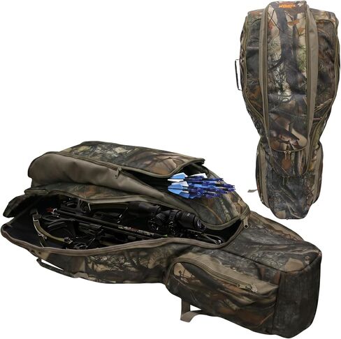 MYDAYS Soft Crossbow Case, Narrow-limb Crossbows Backpack, Soft Shell Padded Archery Gear Bag, Water Resistant Narrow Archery Bow Carrier Bag for Outdoor Hunting Shooting in Kuwait