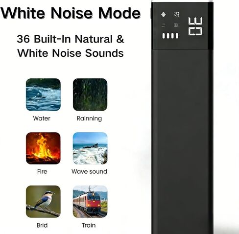 Pillow Speaker for Sleeping, Bone Conduction Under Pillow Speaker for Side Sleeper, 36 Built-in White Noise, Auto-Off Timer, Portable Sleep Speaker for Home Travel, Wireless Bluetooth Connect (Black) in Kuwait