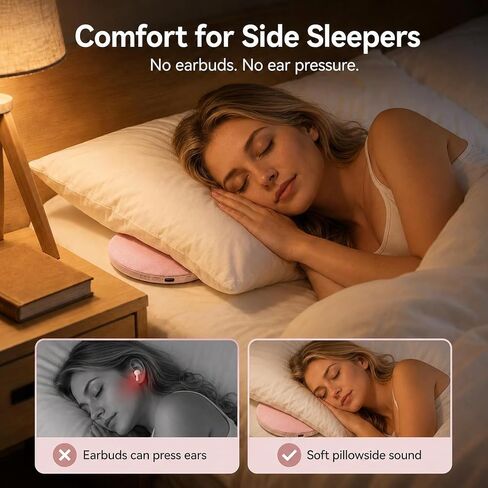 Under Pillow Speaker for Sleeping Buletooth Sleep Speaker with White Noise, Bluetooth 5.4, Auto-Off Timer Portable Sleep Sound Speaker in Kuwait