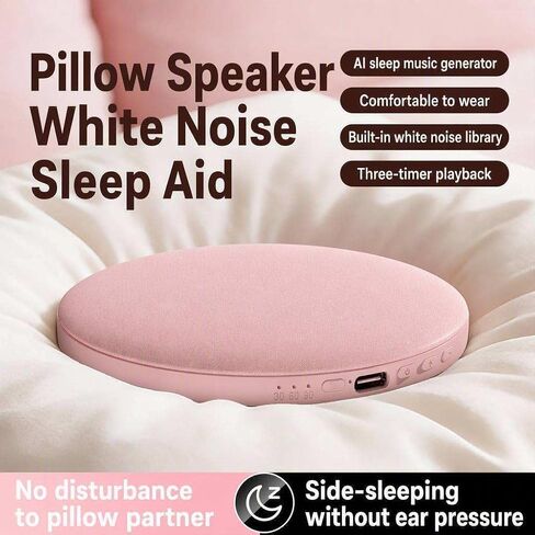 Under Pillow Speaker for Sleeping Buletooth Sleep Speaker with White Noise, Bluetooth 5.4, Auto-Off Timer Portable Sleep Sound Speaker in Kuwait