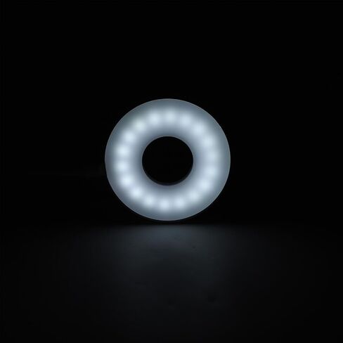 Hilitand USB Rechargeable Clip On Reading Lamp, 360 Flexible Gooseneck Touch Control with Eye Protection for Bed Night Study Craft (Ring Shape) in Kuwait