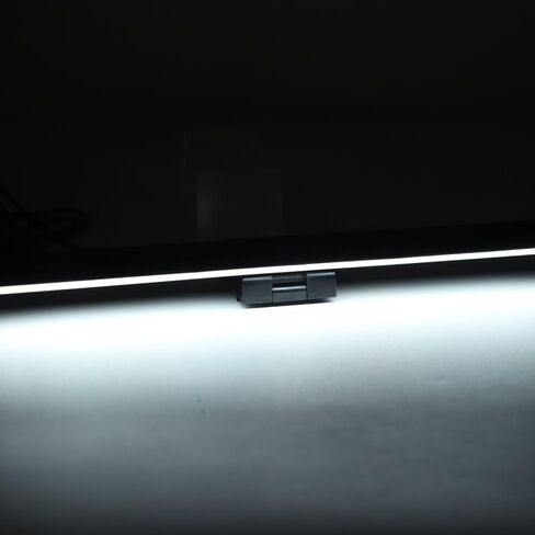 Laptop Monitor Lamp, Black LED Computer Monitor Light Bar, Anti Blue Light Clip-On ABS Screen Lamp, 13 x 0.6 in in Kuwait