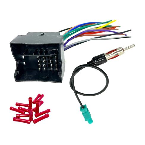 Car Stereo Wiring Harness with Antenna Adapter for Mercedes-Benz 2007-2015 BMW 2002-2011 Volkswagen 2003-2015 Audi 2002-2010 Aftermarket Radio CD Player Installation Wire Cable Kit in Saudi Arabia