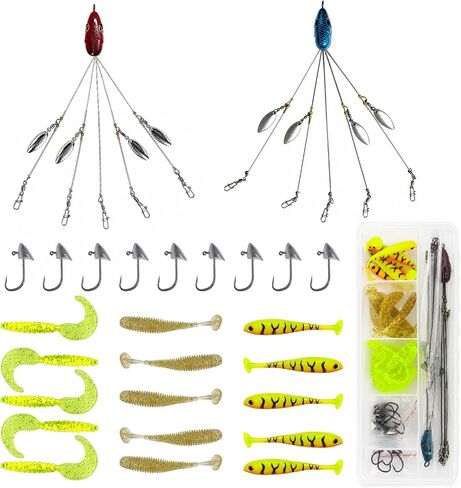 Alabama Umbrella Rig 5 Arms Multi-Arm Fishing Kit in Kuwait