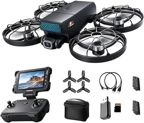 Drone with Screen, Brushless Motor, HD Camera, Optical Flow in Kuwait