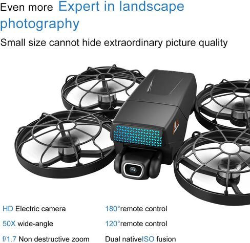 Drone with Screen, Brushless Motor, HD Camera, Optical Flow in Kuwait