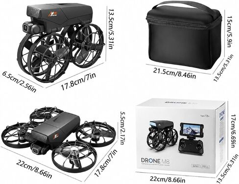 Drone with Screen, Brushless Motor, HD Camera, Optical Flow in Kuwait