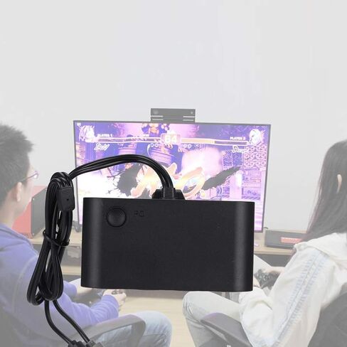 Three in One Handle NGC Adapter Converter Switch Wi i U PC Plug and Play High Durability for NINT ENDO GAM ECUBE Controllers in Kuwait