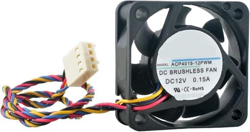 ACP4015-12PWM 4cm 40mm High Speed Cooling Fan 40x40x15mm DC12V 0.15A 4-Pin PWM for CPU Micro Device 8800/9800rpm in Kuwait