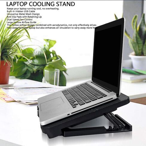 Fockety Laptop Cooling Pad Dual Fans in Kuwait