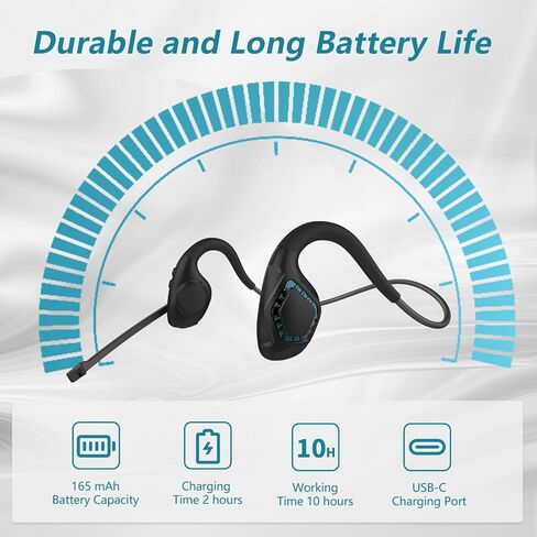 BANIGIPA Bluetooth Headset with Microphone, Open Ear Headphones with Mic in Kuwait