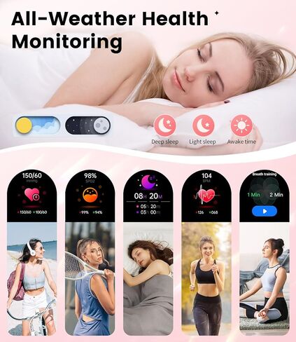 LIGE Smart Watches for Women (Answer/Make Call) with Diamonds,1.19" AMOLED Smartwatch with Heart Rate/Sleep Monitor,IP68 Waterproof Fitness Tracker 120 Sport Modes Pedometer for Android iOS,Sliver in Saudi Arabia