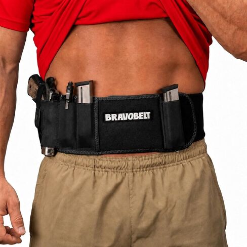 BRAVOBELT Belly Band Holster - by BRAVOBELT Athletic Performance Holster for Running, Jogging, Hiking - G17-43 S&W M&P 40 Shield | for Men & Women in Saudi Arabia