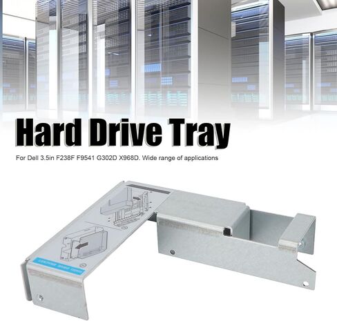 High Stability 2.5in to 3.5in SSD Adapter Hard Drive Tray for PowerEdge R710 R730 Series, Silver, 1 Piece in Kuwait