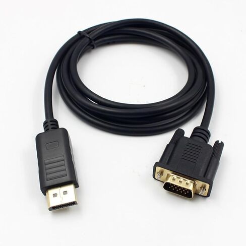 BESTYASH Vga Adapter Cable 1.8m Copper Wire Black Display Connector in Kuwait