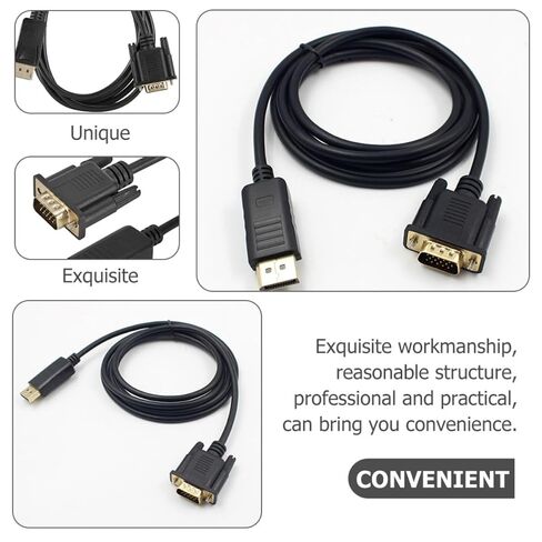 ibasenice Vga Cable 1.8m Copper Wire Video Adapter for Computers in Saudi Arabia