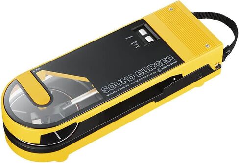 Audio-Technica 2023 AudioTechnica AT-SB727 Sound Burger Portable Turntable with Bluetooth (Yellow) (Renewed) in Kuwait