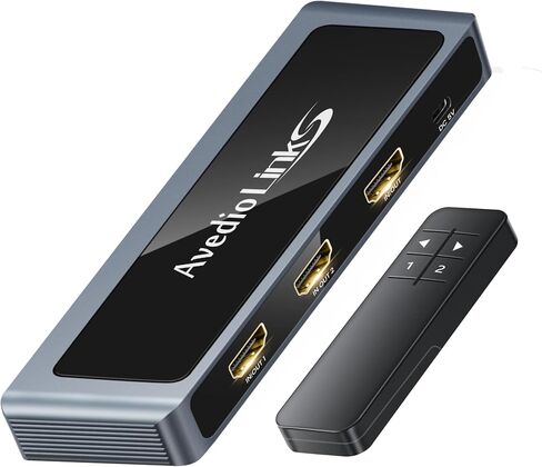HDMI 2.1 Switch 8K@60Hz 4K@120Hz 2 in 1 Out with Remote in Kuwait