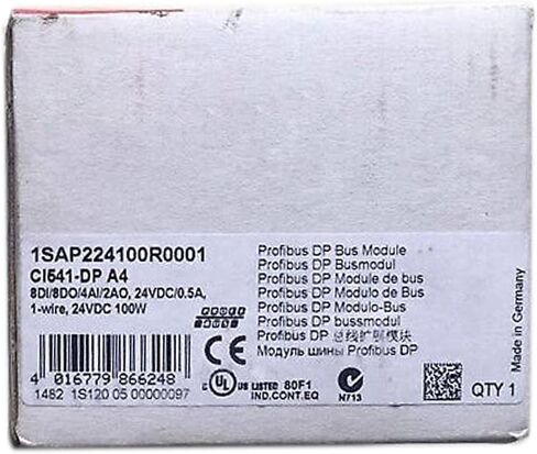 SMOCONE Expedited CI541-DP 1SAP224100R0001 New and Sealed in Box CI541DP 1SAP224100R0001 1 Year Warranty in Saudi Arabia