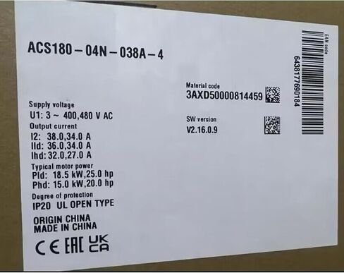 SMOCONE Expedited ACS180-04N-038A-4 New and Sealed in Box ACS18004N038A4 1 Year Warranty in Saudi Arabia