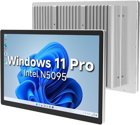 N15L6 Industrial Panel PC, 15.6" FHD Touchscreen Computer, Windows 11 Pro, Intel N5095, 8GB RAM+128GB SSD, Fanless HMI PC, IP65 Front Panel, Dual RS232 for Machine Control & Factory Automation in Kuwait