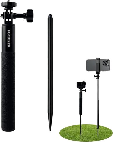 Golf SelfStick Monopod with Lawn Spikes/Ground Stakes (DT-120-Set) in Kuwait