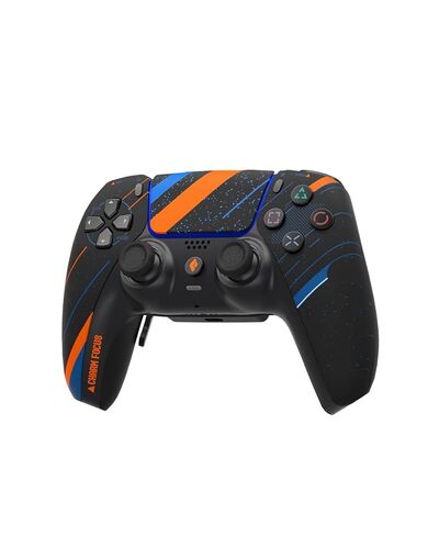 CHARM FOCUS Modified PS5 Controller with 4 Remappable Back Paddles, TMR Magnetic Anti-Drift Joysticks, 2500mAh Battery for 11H Wireless Play, Ergonomic Soft Rubber Grips for PS5 & PC Gaming, Black in Kuwait